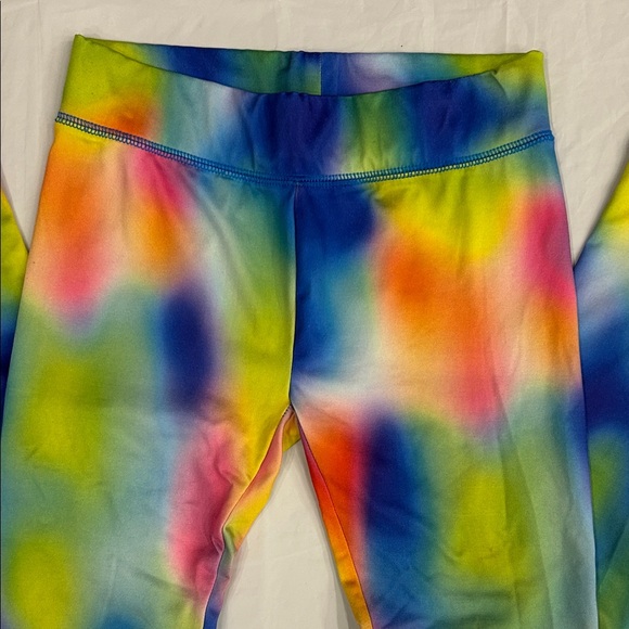 Colorful Tie-Dye Kids Leggings - Picture 2 of 8